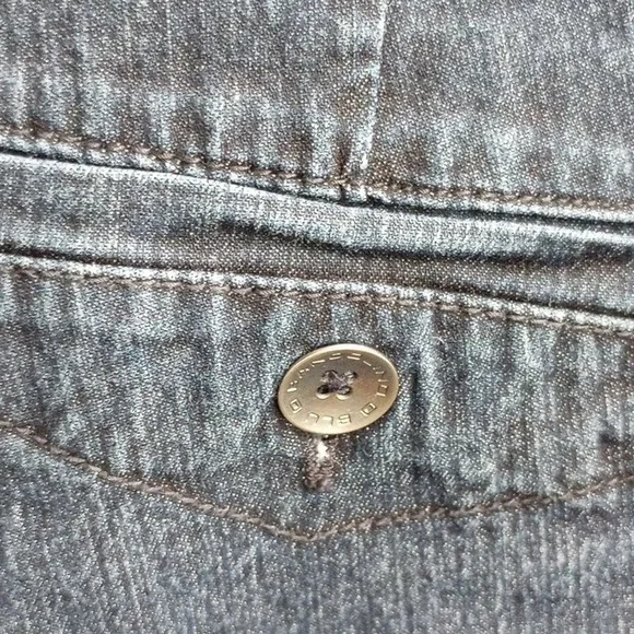 [18] Bandolino Blue Ankle Cropped Jeans - Picture 3 of 7